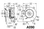 Fasco A090 Rheem Rudd (70-21496-01) Furnace Draft Inducer Blower 115 Volts