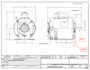 C523 Century OEM Aftermarket Replacement Motor- 1 hp 1725 RPM 56Z Frame 115/208-230V 60 hz Belt Drive Cap Start Blower Motor  # C523V1