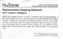 S0969B000 | Nutone Heater Element Assembly - S0969B000