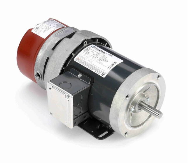 D450 Marathon 1/3 hp 3 phase 1800 RPM 56C Frame 208-230/460V TEFC