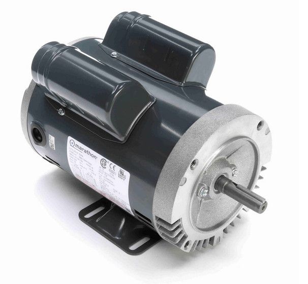 E268A Marathon 3/4 hp 1800 RPM 56C Frame ODP (with base) 100-120/200-240V  Marathon Electric Motor