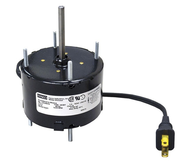 Fasco D541 Motor | 1/100 hp 1550 RPM CCW 3.3