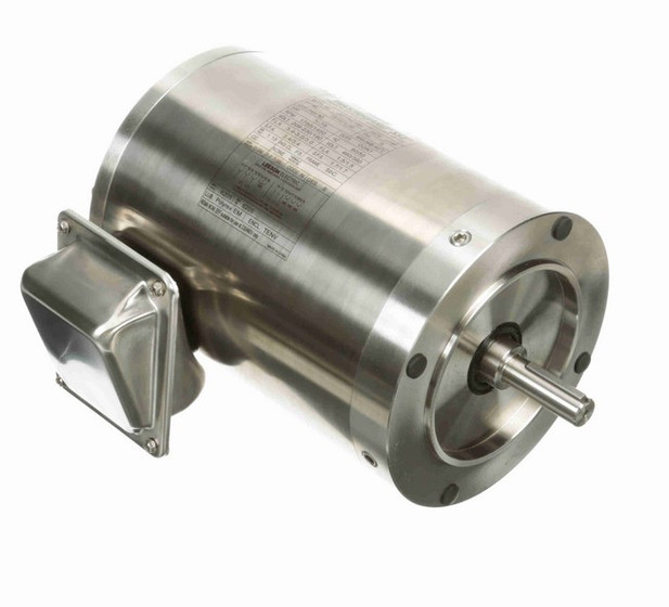 191575.00 Leeson 1 hp 1800 RPM 208-230/460V 56C Frame (No Base