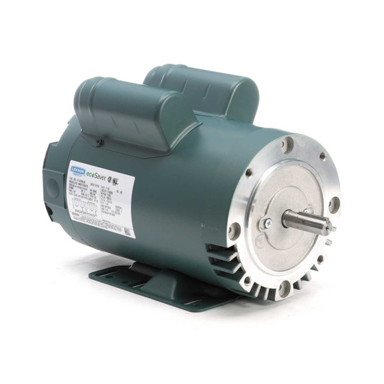 LEESON 1.5 HP Electric Motor 1725 RPM 115/208-230V Single Phase 56H Frame 110089.00
