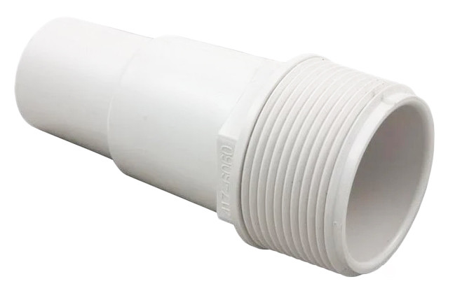 417-6060 Waterway | 1.5" PVC Straight Hose Adapter for Above Ground Pool  Pump