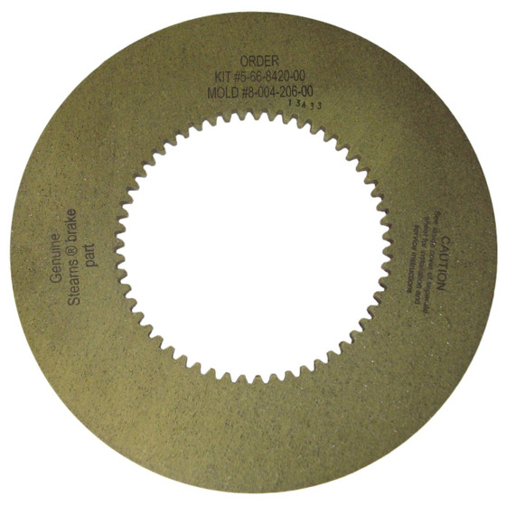 566842000 Stearns Brake Friction Disc (8-004-206-00) # 5-66