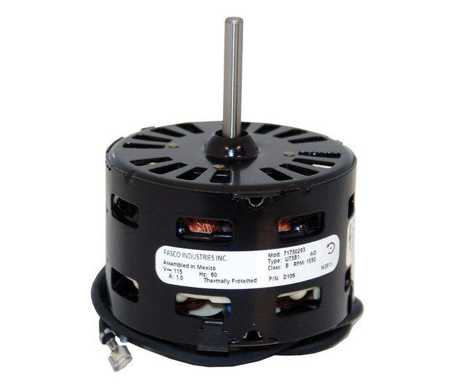 Packard 40127 3.3 Motor | 1/40 HP 1500 RPM 115 Volts CCW Rotation | Replaces Fasco D127 U17