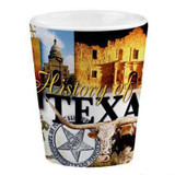 Shot Glass History of Texas