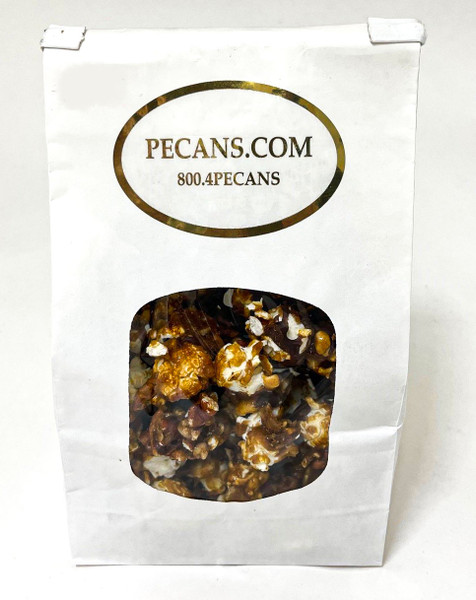 6oz Bag Splenda Caramel & S/F Chocolate Fudge Popcorn with Pecans 