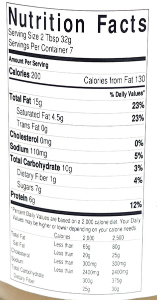 Chocolate Peanut Butter - Nutrition Facts