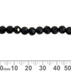 BULK 6mm Black Annelia Round Glass Crystal Beads