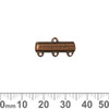 CLEARANCE 3 Strand Textured Bar Ends
