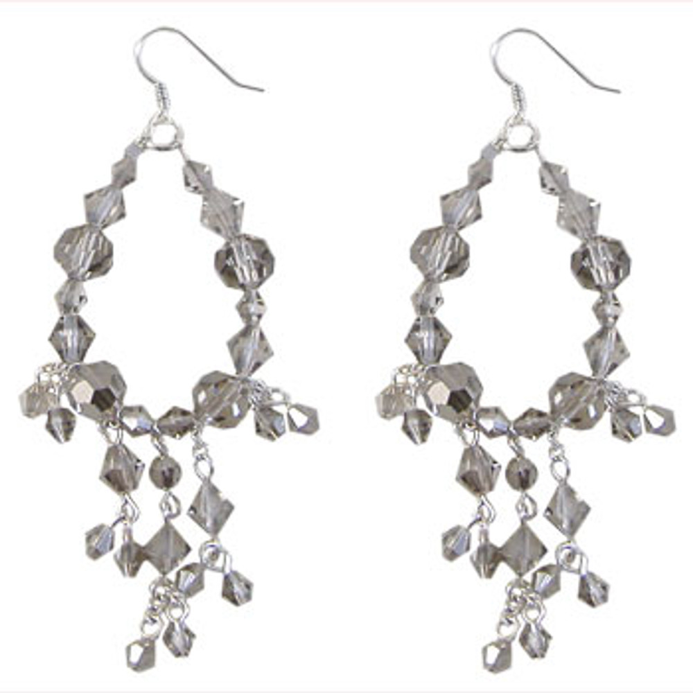 ​Grey Chandelier Earrings: Project Instructions