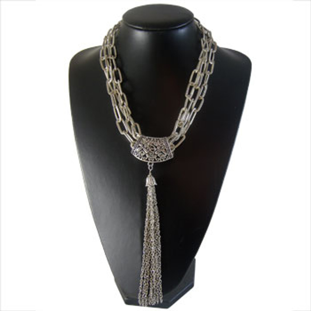 Chain Tassel Necklace: Project Instructions