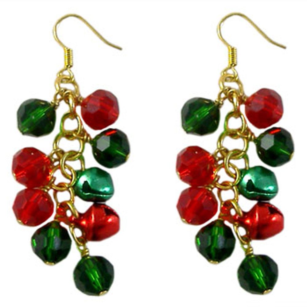 Jingle Bell Christmas Earrings: Project Instructions