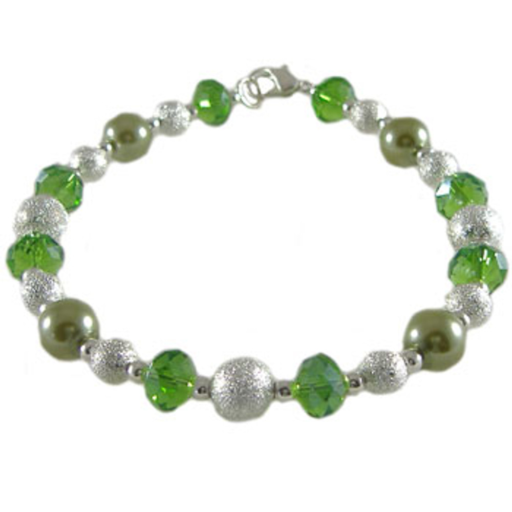 Simple Green Bling Bracelet: Project Instructions