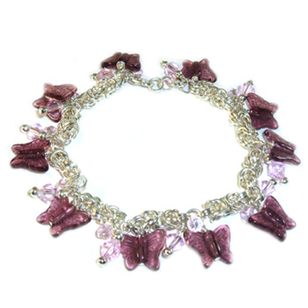 Pink Byzantine Charm Bracelet: Project Instructions