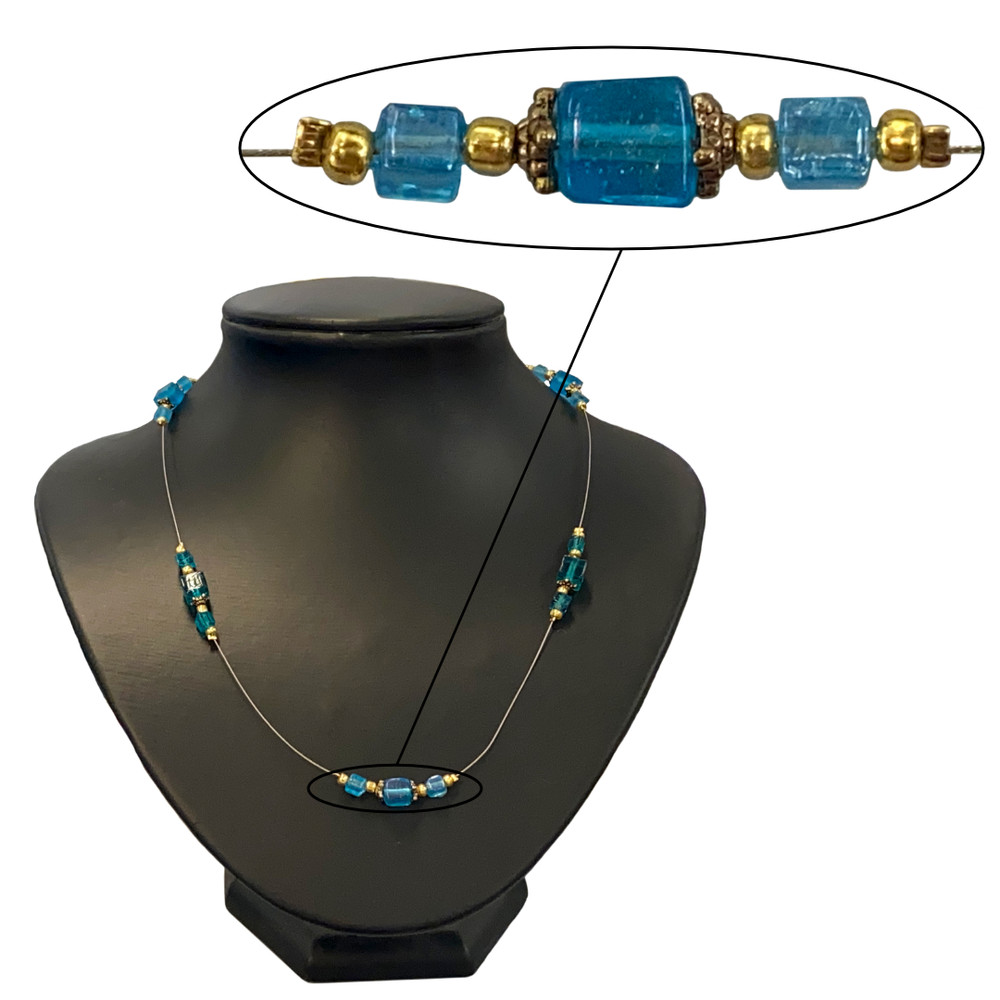 Simple Cube Floating Necklace: Project Instructions