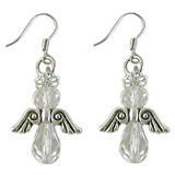 Sparkly Crystal Angel Earrings: Project Instructions