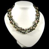 Black Cloisonne Two Strand Necklace: Project Instructions