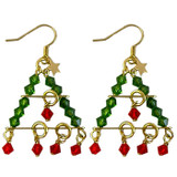 Swarovski Tiered Tree Earrings: Project Instructions