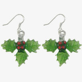 Christmas Holly Earrings: Project Instructions