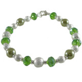 Simple Green Bling Bracelet: Project Instructions