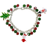 Christmas Glass Charm Bracelet: Project Instructions