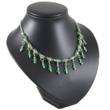 Peppermint Green Crystal Drop Necklace: Project Instructions