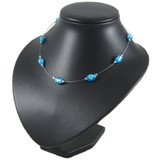 Simple Aqua Floating Necklace: Project Instructions
