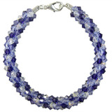 Pattern: Swarovski Purple Dreams Beaded Round Kumihimo Braid