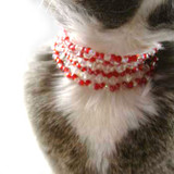 Cat's Red/Crystal Collar: Project Instructions