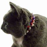 Cat's Red/Purple Bell Collar: Project Instructions