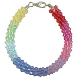 Pattern: Swarovski Pastel Rainbow Beaded Round Kumihimo Braid