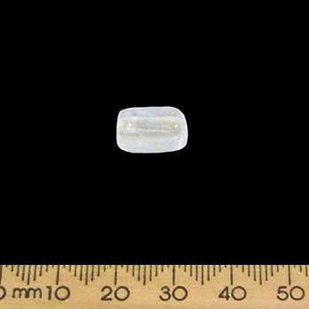 Clear Medium Rectangular Tube Beads