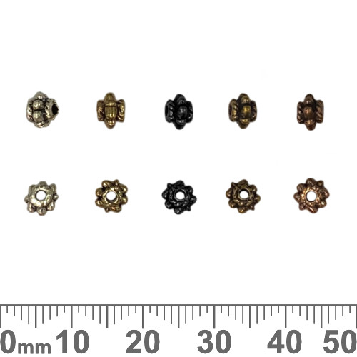 Small Spiky Decorative Metal Beads