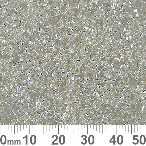 11/0 S/L Crystal Delica Seed Beads