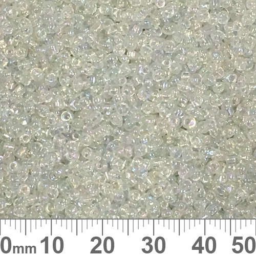 11/0 Clear AB Seed Beads