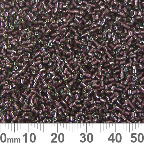 11/0 Amethyst S/L Chinese A-Grade Tube Seed Beads