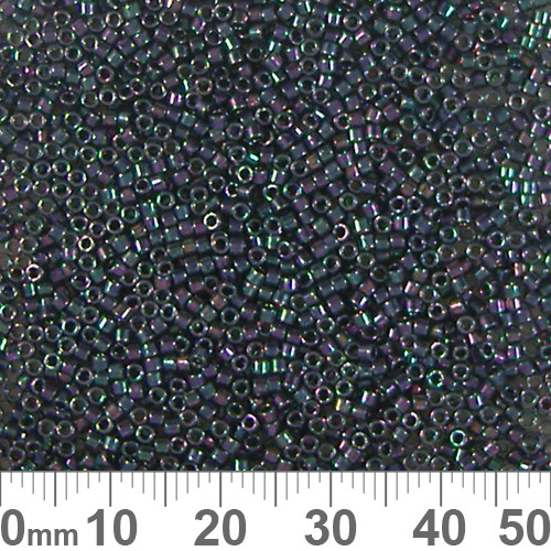 11/0 Metallic Purple Green Gold Iris Delica Seed Beads