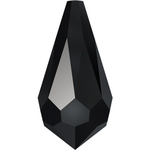 BULK 11mm Jet Swarovski Teardrops BULK 11mm Jet Swarovski Teardrops