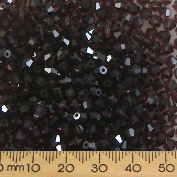 BULK Amethyst A-Grade 4mm Bicones
