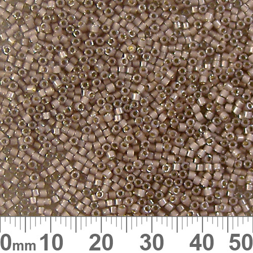 11/0 S/L Opal Cinnamon Delica Seed Beads