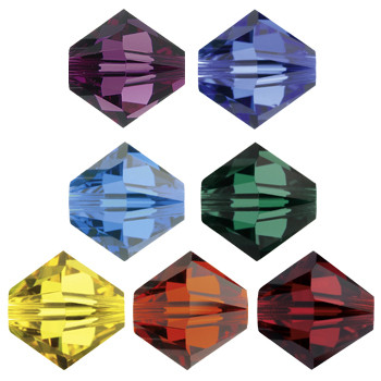 Chakra Rainbow 8mm Swarovski® Bicones