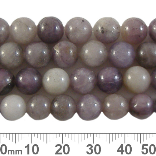 Lilac Stone (Quartz) 8mm Round Beads Lilac Stone (Quartz) 8mm Round Beads