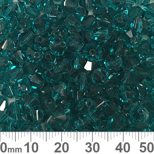 BULK Teal A-Grade 6mm Bicones
