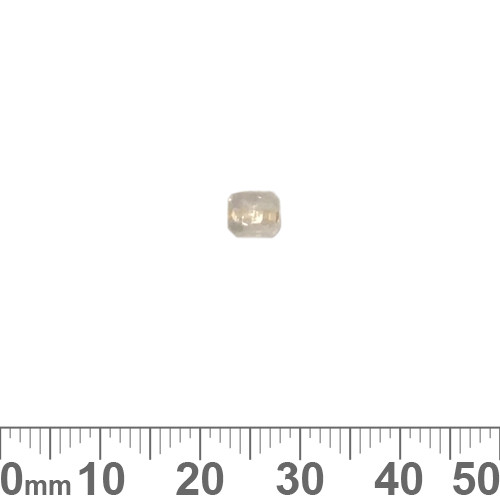 Clear 5mm Cube Glass Beads