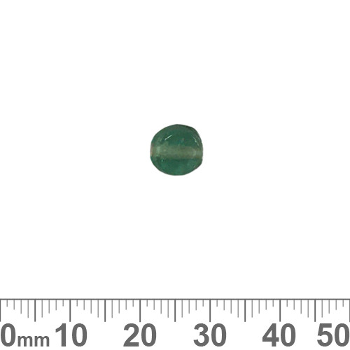 Teal 8mm Flat Disc Glass Beads