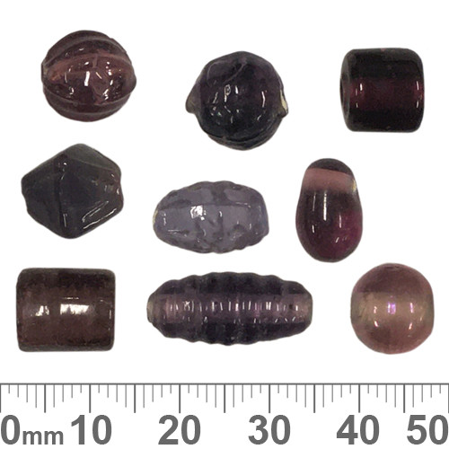 Purple Glass Bead Mix