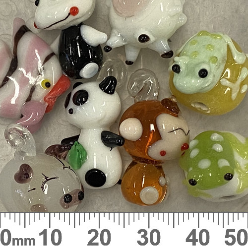 Feb Special - Animal Glass Feature Beads & Charms